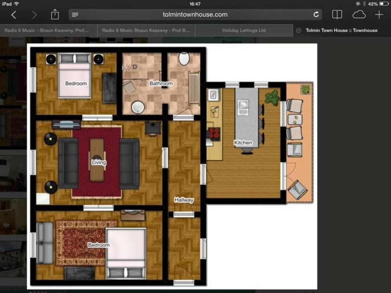 Tolmin Center Apartments Townhouse & Loft 外观 照片